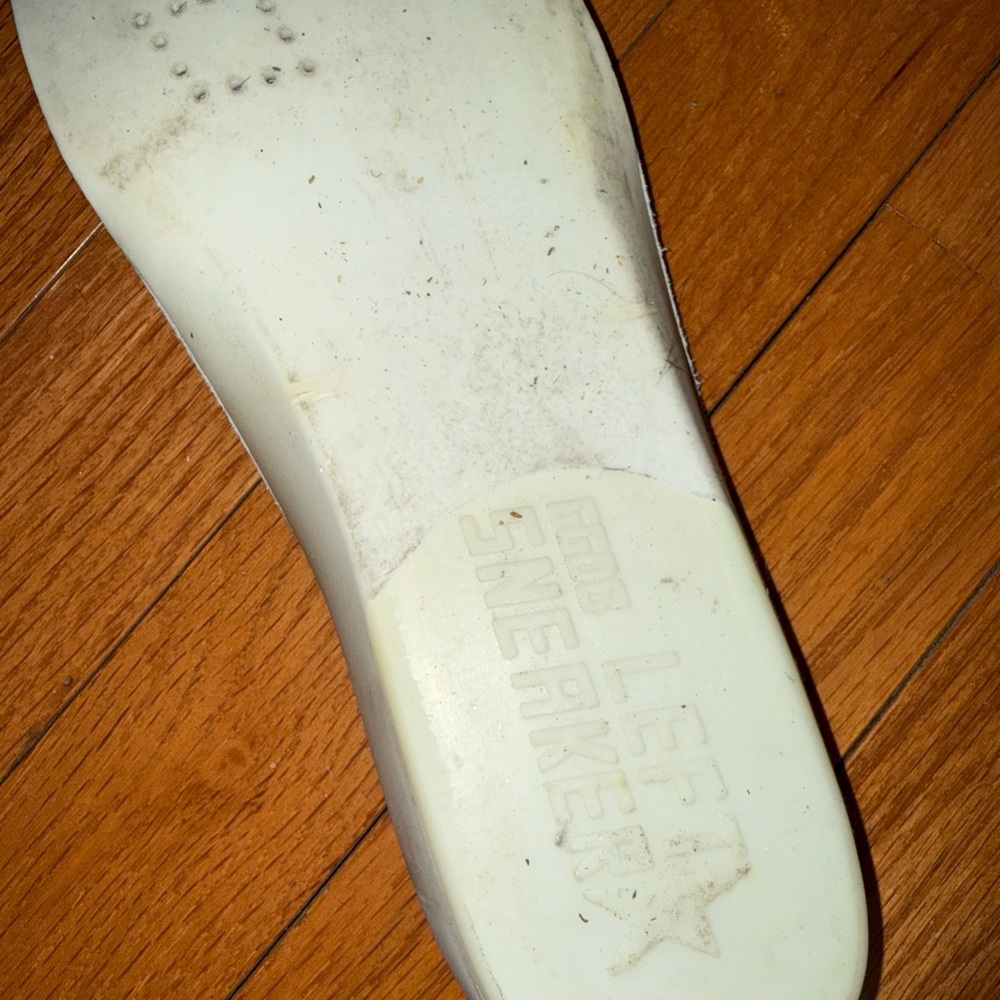 Golden Goose Black and White Lace-Up Sneakers - Picture 7 of 9